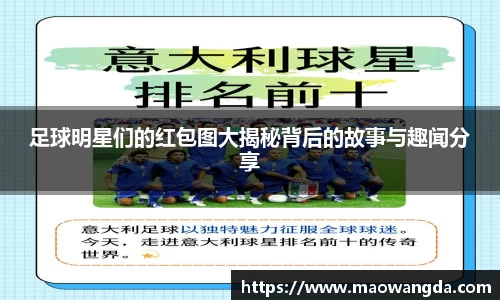足球明星们的红包图大揭秘背后的故事与趣闻分享