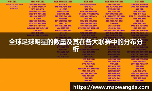 全球足球明星的数量及其在各大联赛中的分布分析