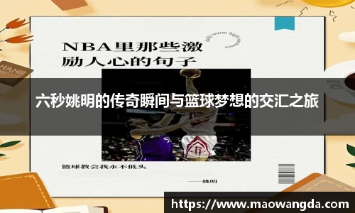 六秒姚明的传奇瞬间与篮球梦想的交汇之旅